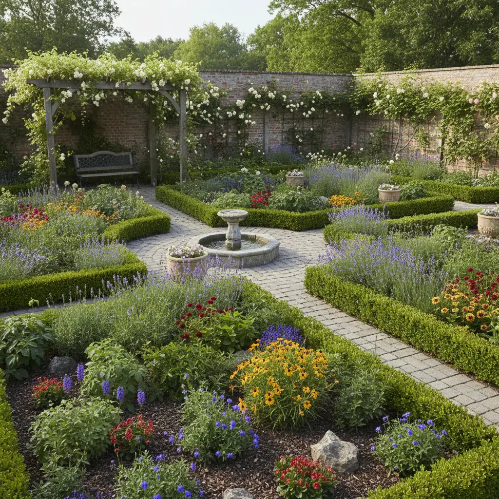 Lush well-maintained garden project