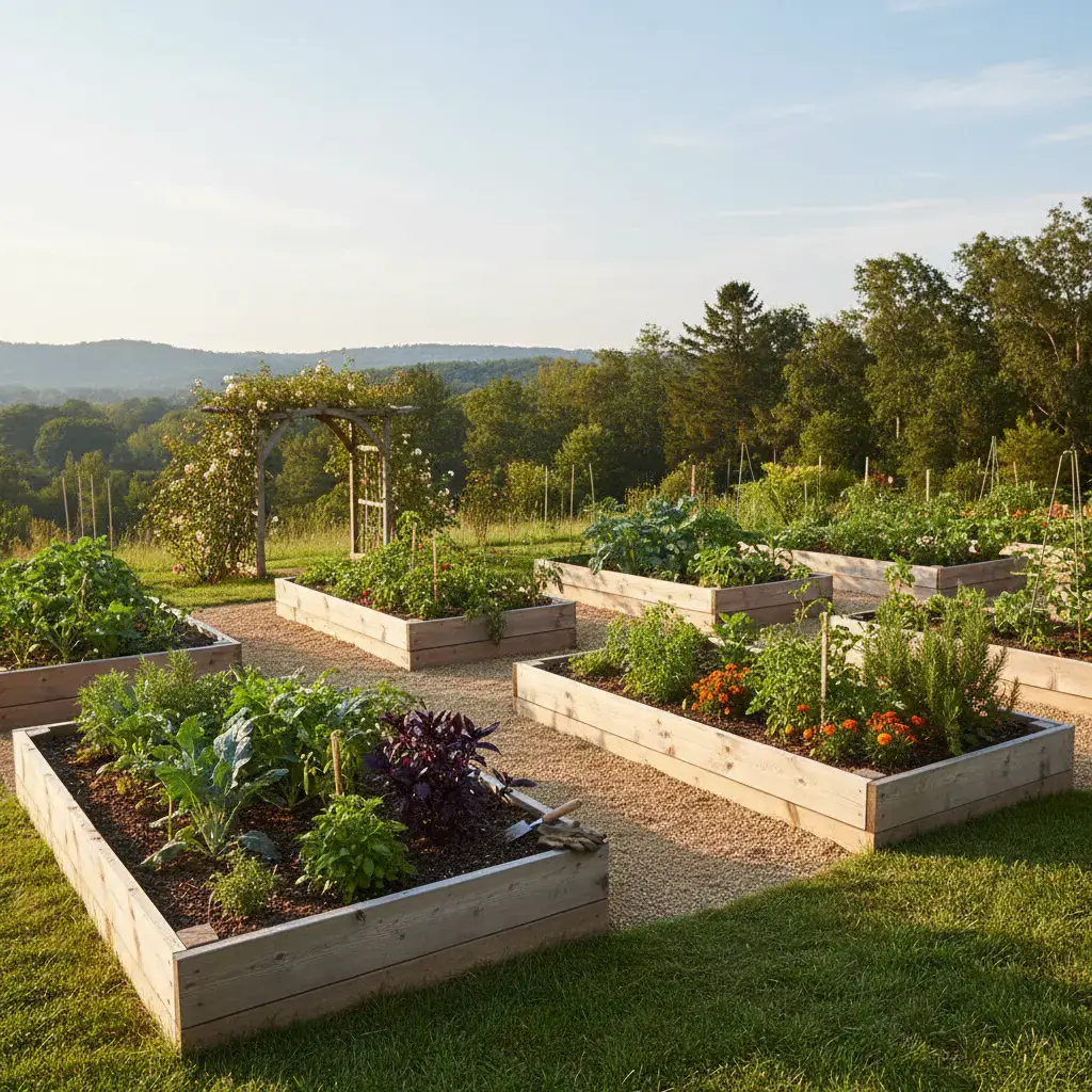 Raised garden beds