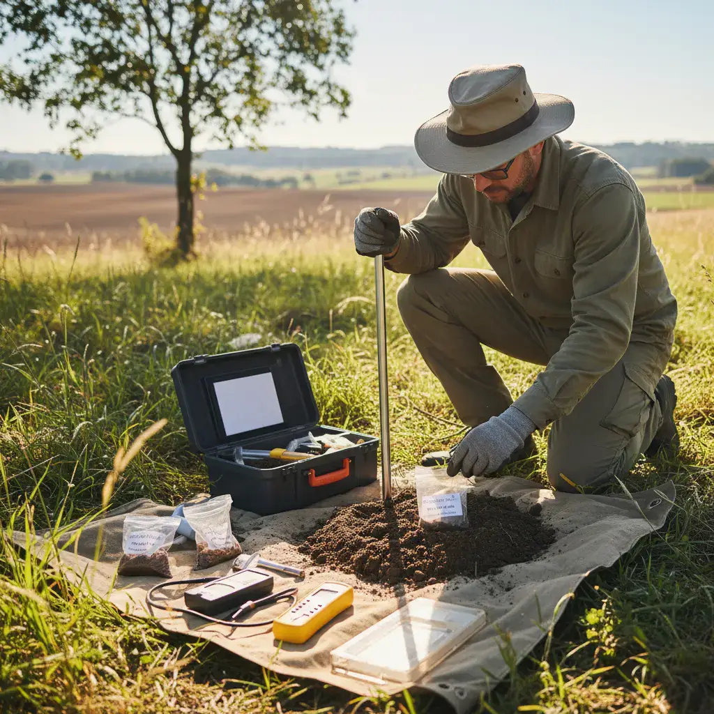 Soil testing and preparation